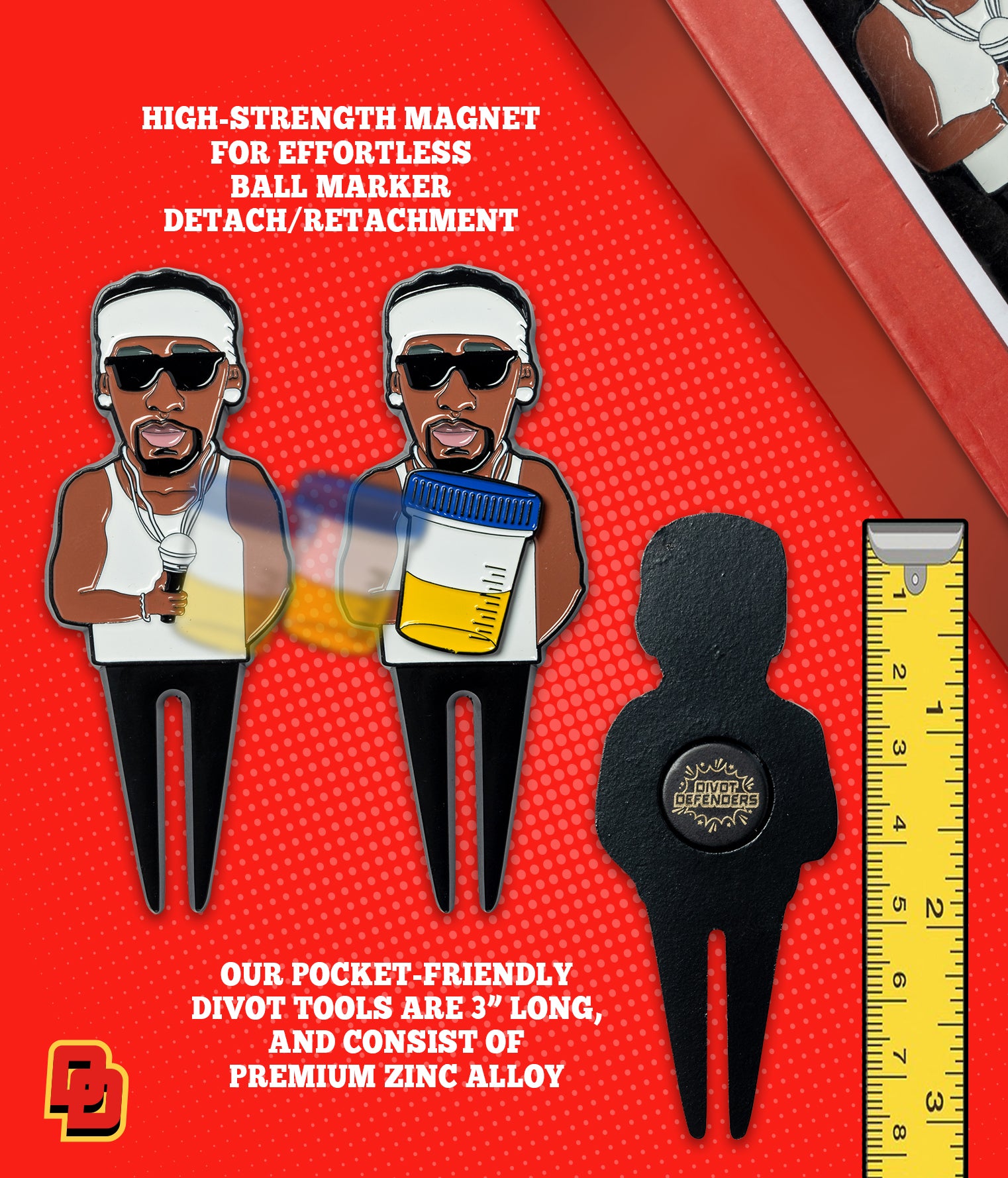 Urine Sample Divot Tool and Magnetic Ball Marker