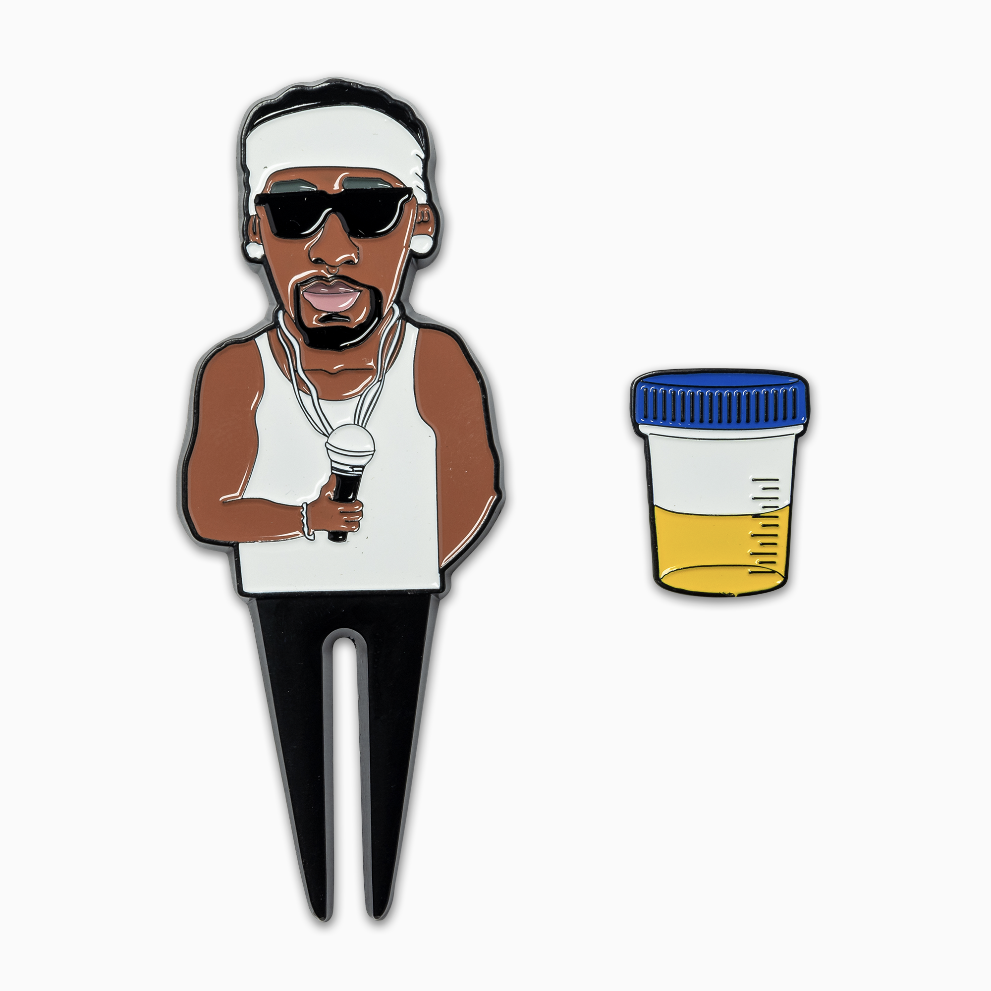 Urine Sample Divot Tool and Magnetic Ball Marker