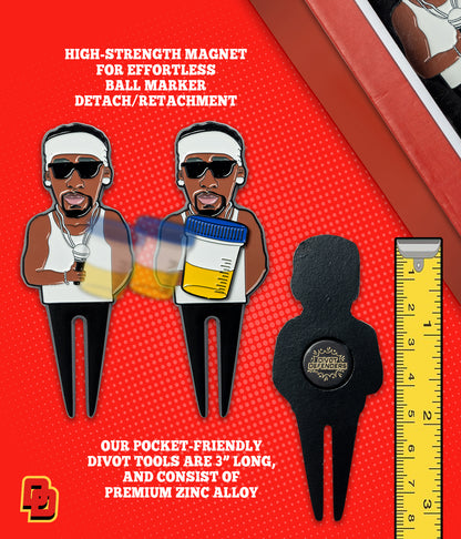 Urine Sample Divot Tool and Magnetic Ball Marker