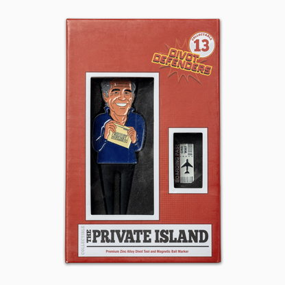 Private Island Divot Tool and Magnetic Ball Marker