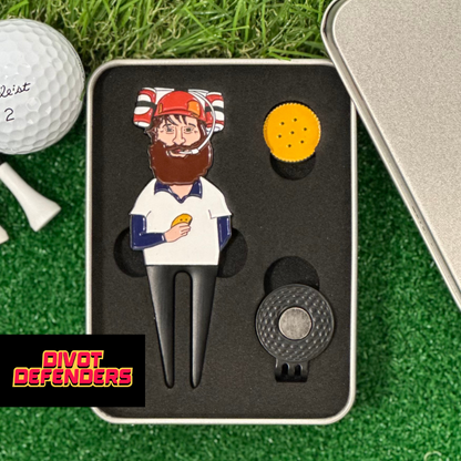 Caddie Divot Tool and Ball Marker Set