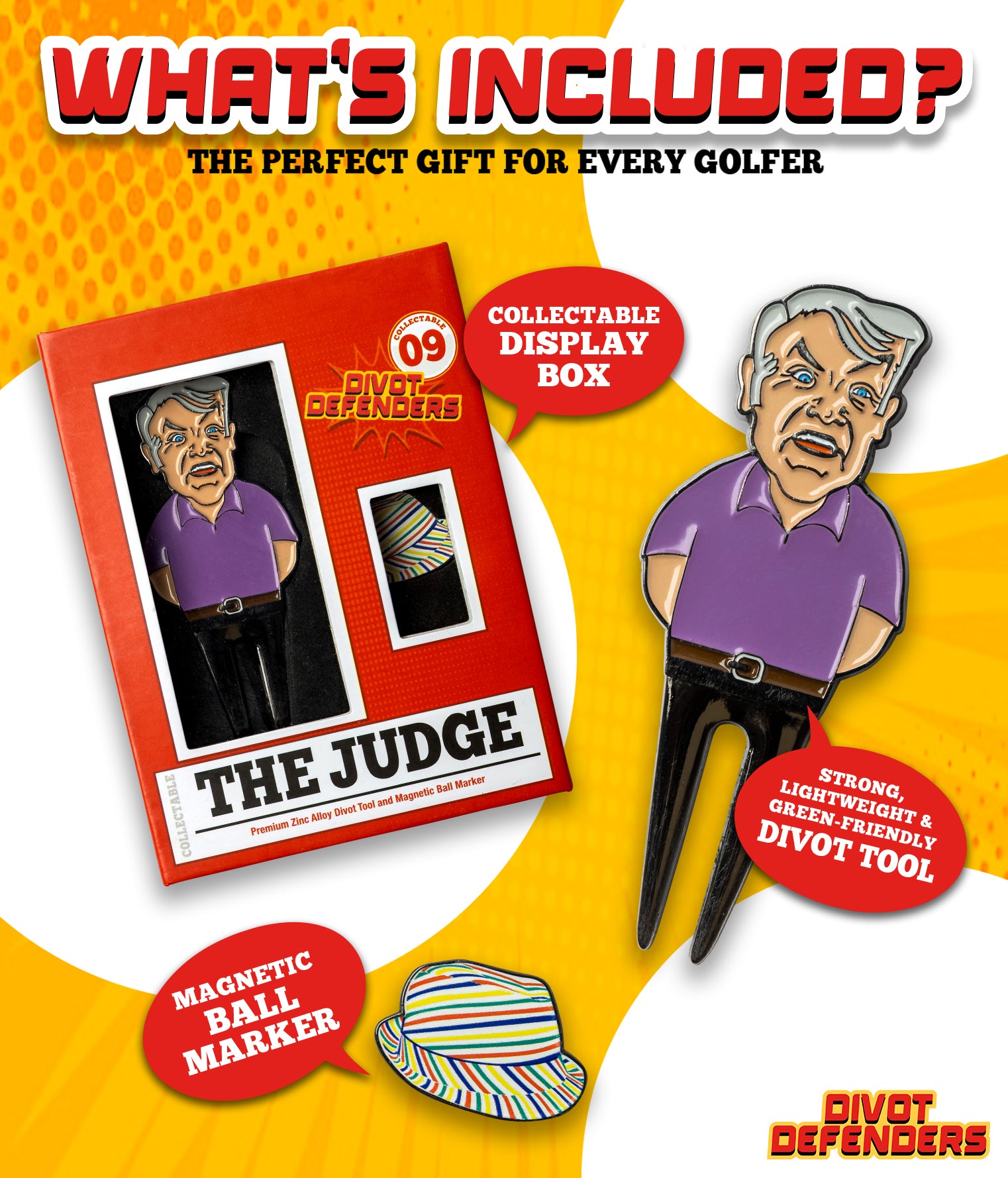Judge Divot Tool and Magnetic Ball Marker