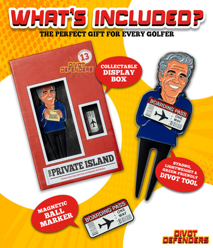 Private Island Divot Tool and Magnetic Ball Marker