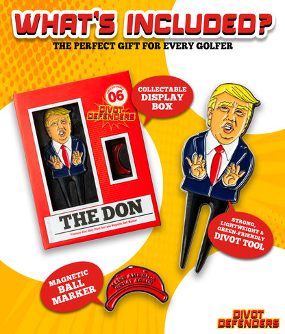 Trump "Don" Golf Divot Tool and Magnetic Ball Marker