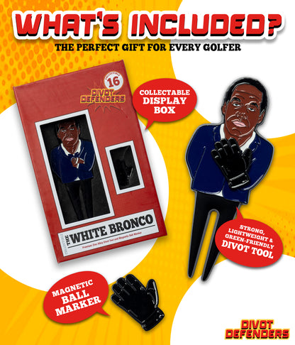 White Bronco Divot Tool and Magnetic Ball Marker